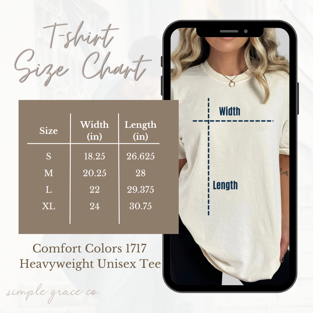 Embroidered Jesus is Lord Comfort Colors Tshirt